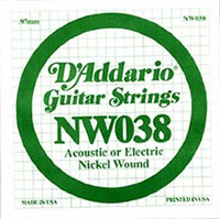 Elec D'Addario NW038 -