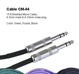 Cable CM-04 15ft (Green) 2S