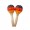 Wooden Maracas(Round) 6" (Color)