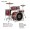 5p Drum Set Lazer PC11-08 (W.Rd)