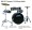5p Drum Set Lazer PD2-157 Freeman (W.Rd)