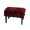 PBC 紅色 絲絨 可調單人凳套 57*37*17cm -