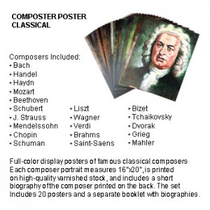 Composer Poster Classical (20) @16