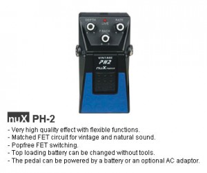 Effecter NUX PH-2 Phaser