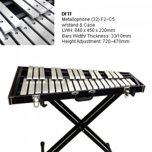DFTF Metallophone(32) F2-C5 w/stand & Case