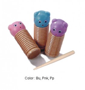 Guiro Shaker 5" Little Bear (Pp)