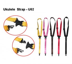 Ukulele/Guitar Strap U02 (Black)