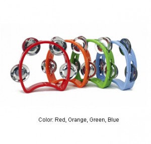 Mini Tam. 4"半月小鈴鼓 (Orange)