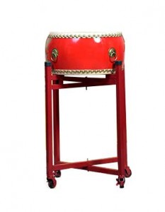 中國小紅鼓 10寸 連架 (Φ33 h18cm)