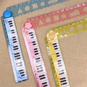 Ruler (B) 可折疊鍵盤尺子