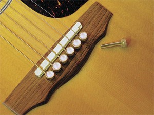 Bridge Pin(6p) EZ Peg (Pearl) *