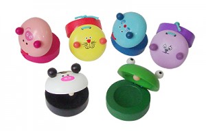 Wooden Animal Castanet Φ45mm (Mouse)