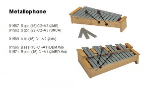 Dgb Sopr.(22) Metallophone C2-A3 (SMCA)