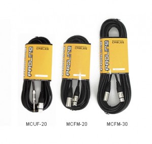 Mic Cable(J/XLR) Proline MCUF-20' *