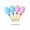 Plastic Maracas 10" (P-661) Pink