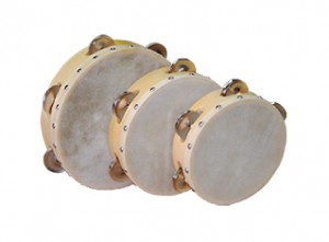 Tambourine 皮面膠邊鈴鼓 (Angel) 8"