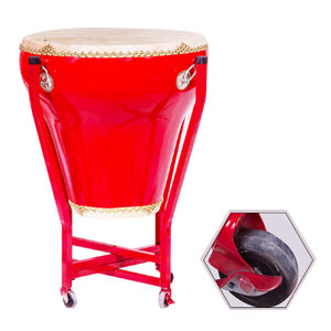 尺八 五音鼓 連架 (Φ24" h22")