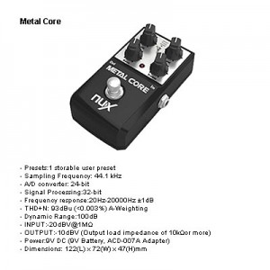 Effecter NUX Metal Core