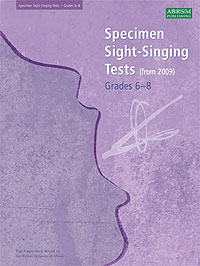 Specimen Sight-Singing Tests G.6-8
