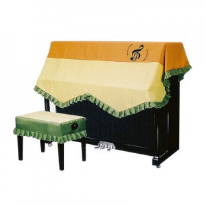 PHC 半身 音符琴披+凳套 (橙配色) B203