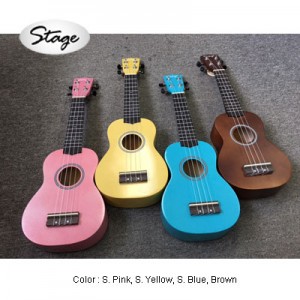 Ukulele 21" Stage UK-200 (Shiny Pink)