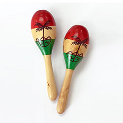 Wooden Maracas 8" (Palm)