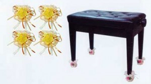 Bench Leg Cover 4p (黃花) A378