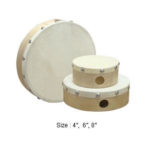 Hand Drum (Ys) 皮面手鼓 8" -