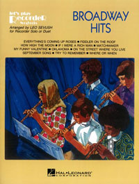Broadway Hits Recorder