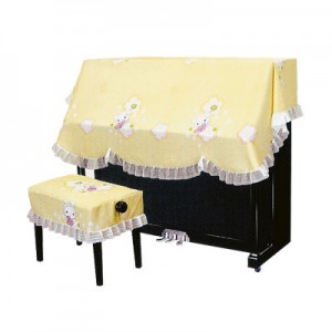 PHC 半身 卡通琴披+凳套 (小熊) L606