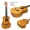 Ukulele 26" Calerda C-100T (All Peach) *