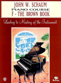 JW Schaum Piano Course F - Brown *