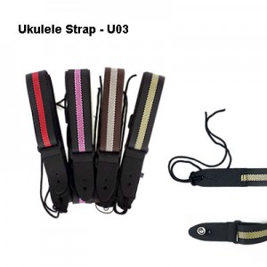 Ukulele Strap+Pin U03 (Brown) *