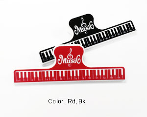 Music Clip 長形譜夾15x5cm (Rd)