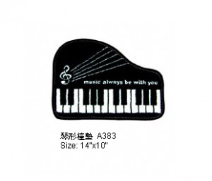 Carpet 琴形檯墊(黑色) 14