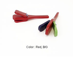 Castanet 柄響板 (Red)