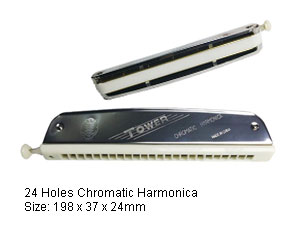24 孔 半音階口琴 (Tower)