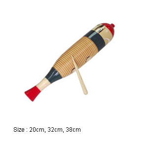 Wooden Fish Guiro 30cm