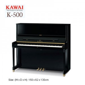 Kawai K-500 Up-right Piano 130cm (Japan)