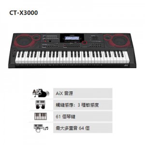 Casio CT-X3000 (61) Keyboard +95100LE