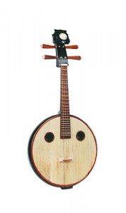 中阮 敦煌 666R 如意頭 紅木