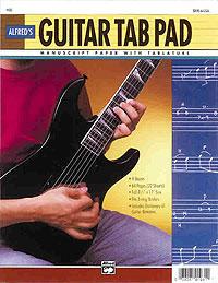 Guitar Tab Pad (64 Pages) 8-1/2 x 11"