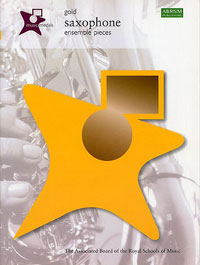 Music Medals Saxophone (Gold)