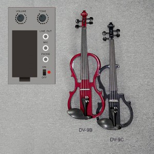 E.Violin NAMU DV-9B w/Case (Black)