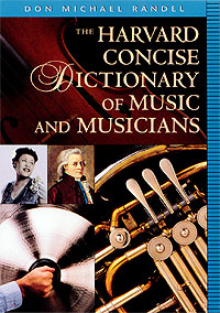 Harvard Concise Dictionary for Music