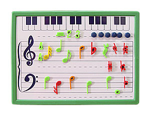 Music Board w/Notes (30x23cm)