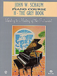 JW Schaum Piano Course H - Grey