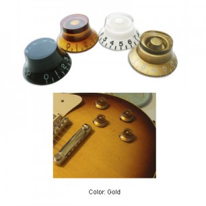 Guitar Knok Plastic (Gold) 2p