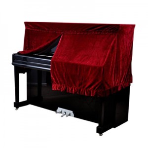 PHC 半身 絲絨 琴套 (棗紅色)