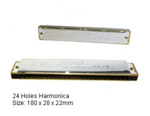 24 孔 C調 口琴 (Hero)